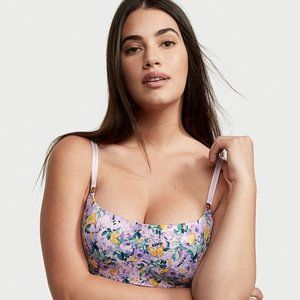 NWT Victoria's Secret Love Cloud Smooth Straight-Neck Lounge Bra Large